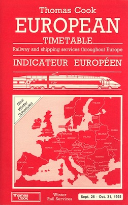 European Rail Timetable